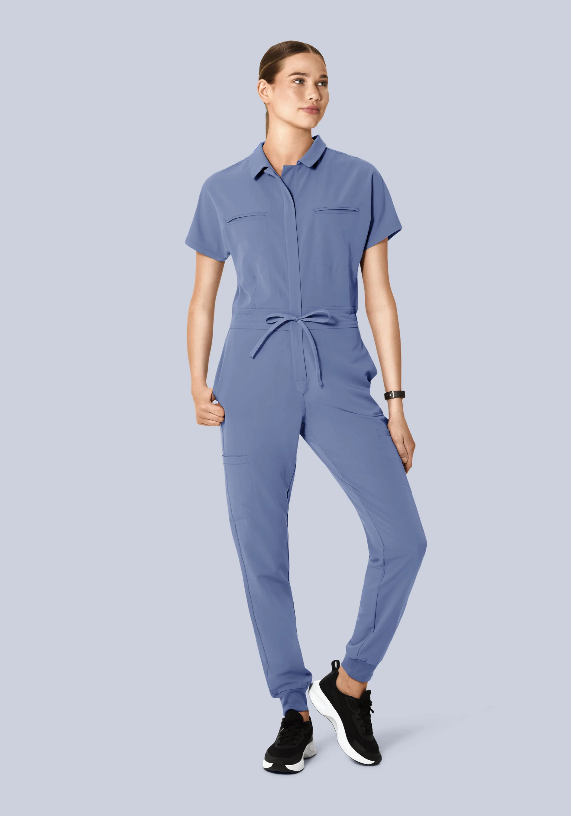 Women's Jumpsuit Periwinkle - Image 2