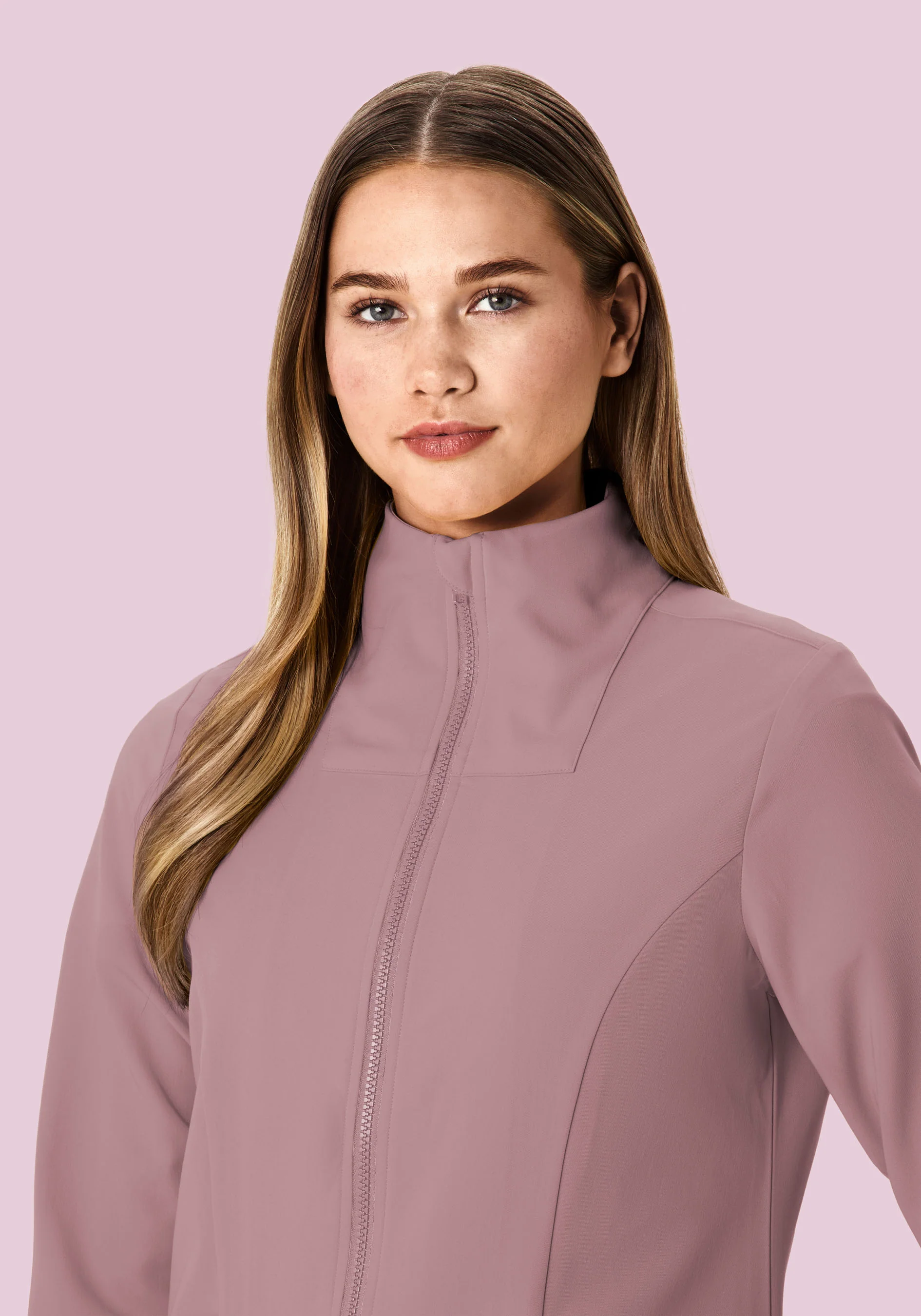 Women's Modern Scrub Jacket Dusk - Image 3