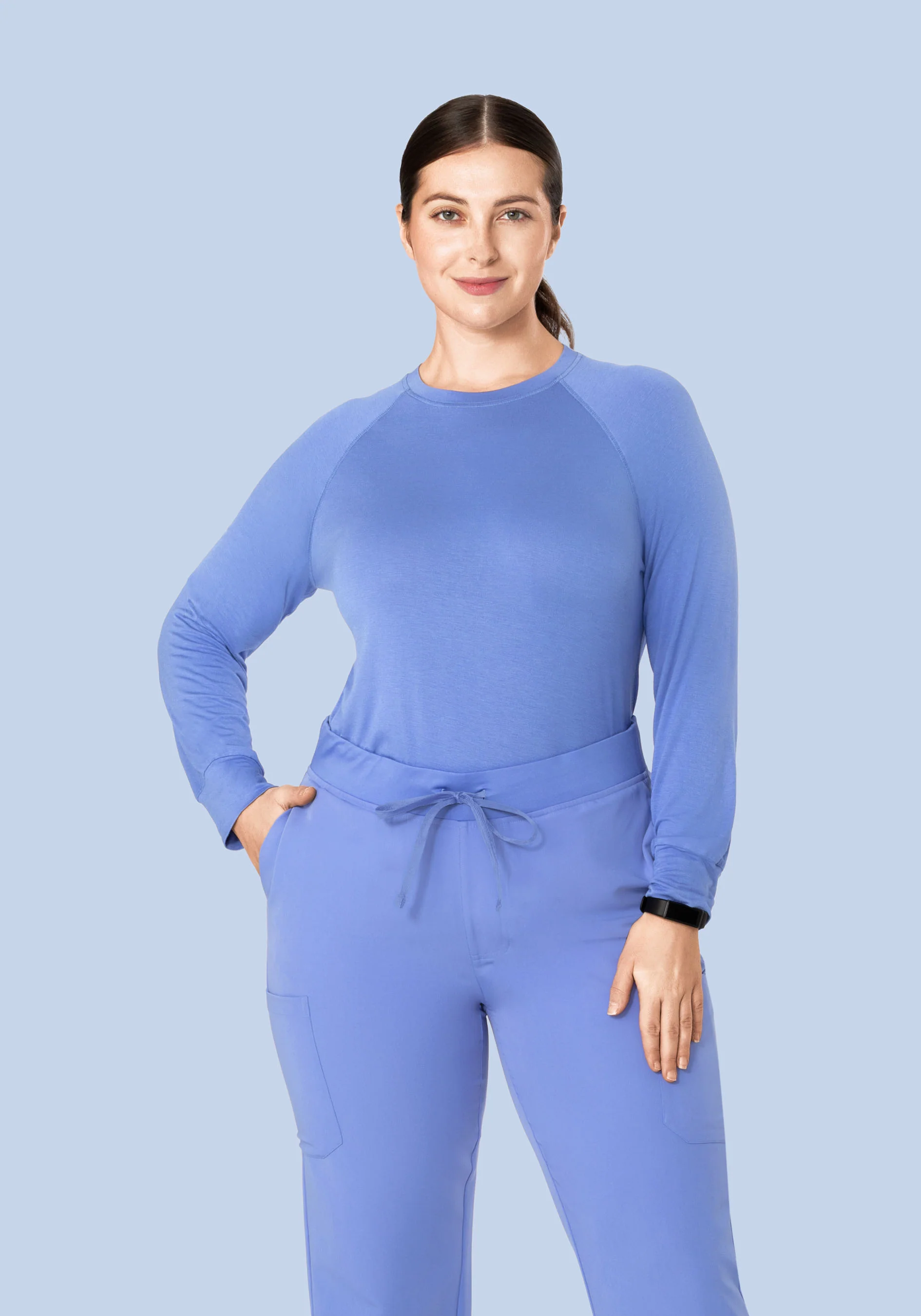Women's Underscrubs French Blue - Image 4