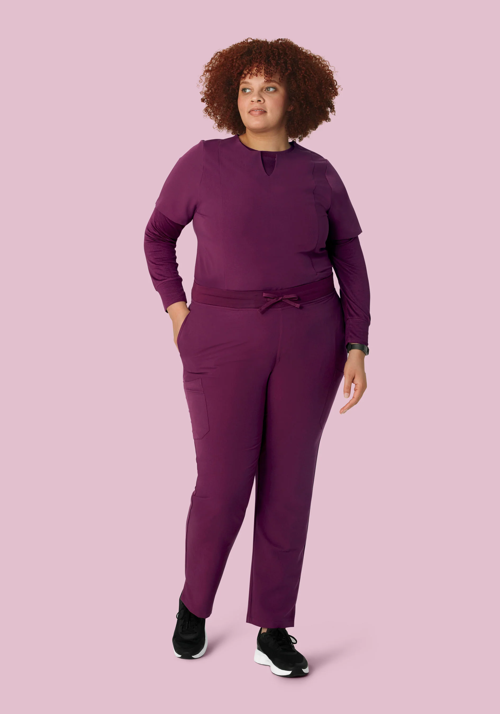 Women's Underscrubs Plum - Image 6